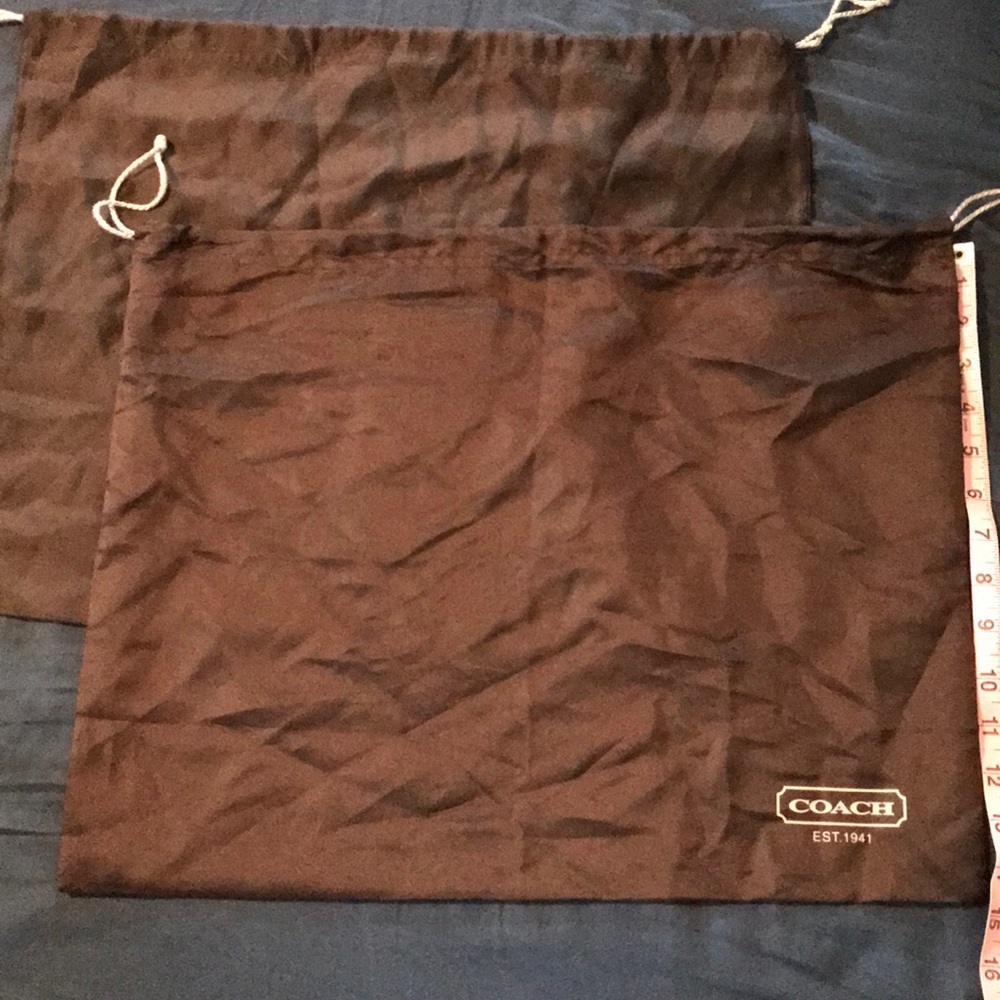 Authentic coach handbag dust bags